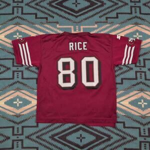 Vintage 1998 Jerry Rice San Francisco 49ers Starter Jersey Youth Large USA Made